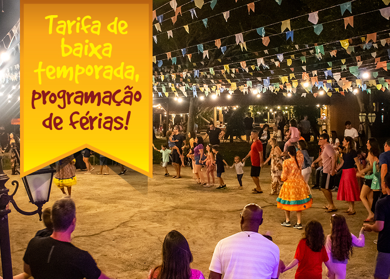 JULHO - Tarifa de baixa temporada